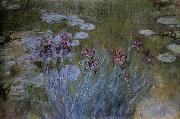 Claude Monet Irises and Water Lillies Germany oil painting reproduction